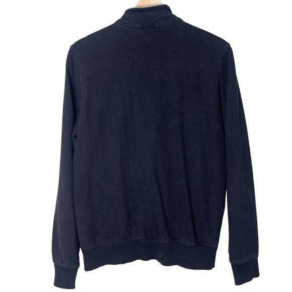 Puma Men’s Mock Neck Full Zip Sweatshirt with Elastic Panels and Pockets Black - Picture 7 of 11